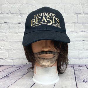 Fantastic Beasts And Where to Find Them Hat Cap Strap Back Black Movie Promo
